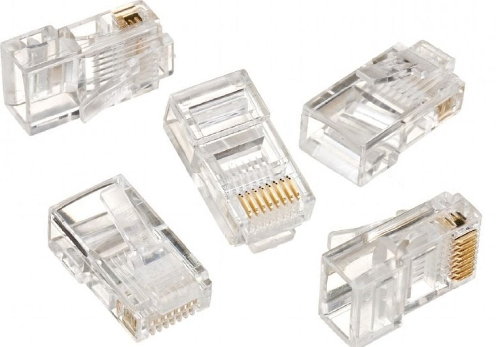 Gembird LC-8P8C-001/50 kabel-connector RJ-45 Transparant New