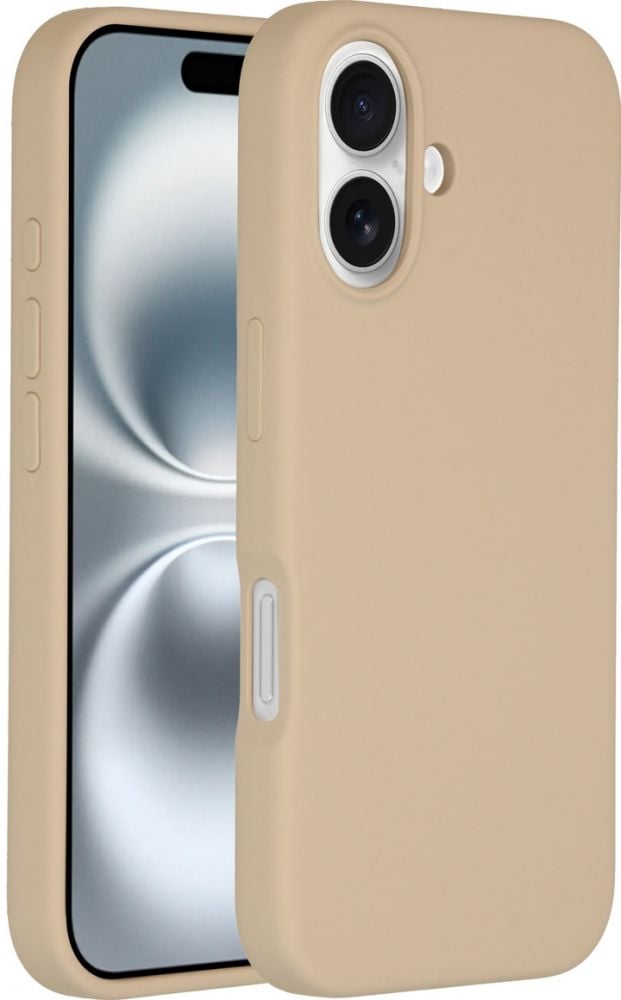 ACCEZZ Accezz Liquid Silicone Backcover met MagSafe iPhone 16 - Stone