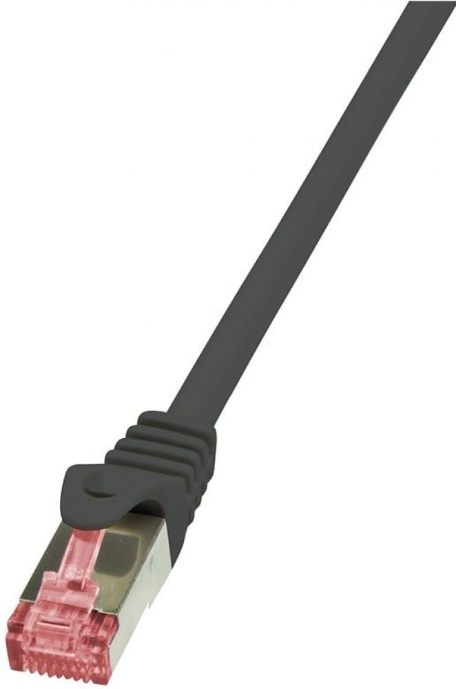 LogiLink CAT6 S/FTP Patchkabel AWG27 PIMF zwart. 3,00m