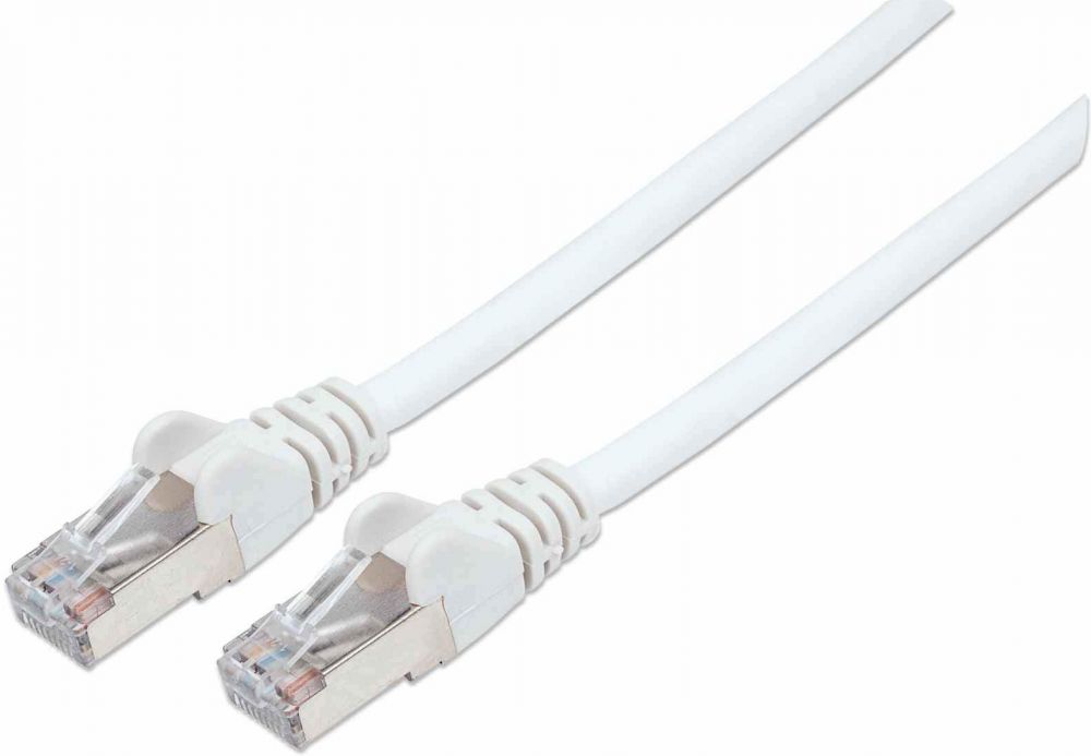 Intellinet Patchkabel Cat6a-stekker/Cat7-Rohkabel 5m wit