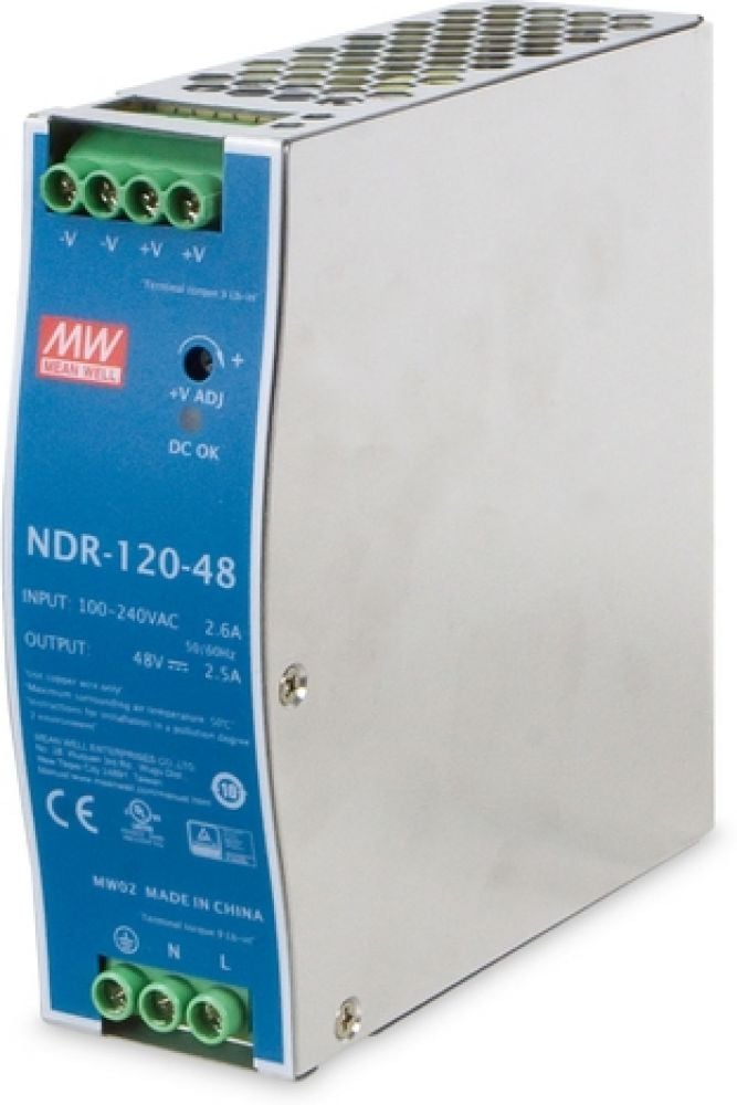 MEAN WELL NDR-120-48 - Voeding (monteerbaar op DIN-rails)