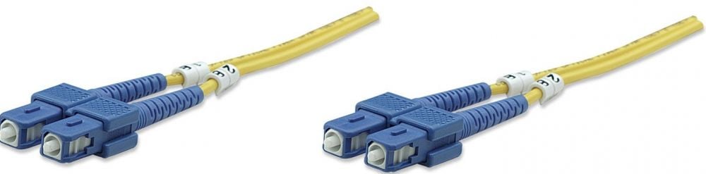 Intellinet LWL aansluitkabel SC/SC 1m Singlemode OS2 geel