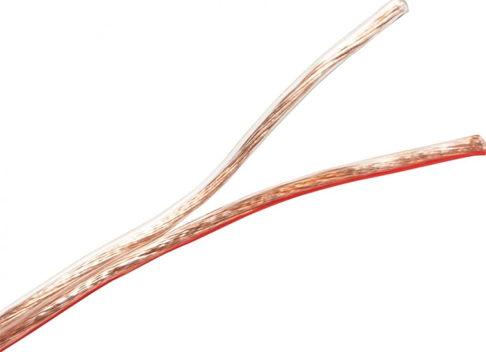LogiLink Speakerkabel, 2x1.50 mm2, 100 m transparant