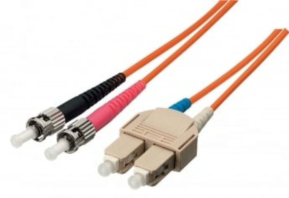 Equip 252335 FO Duplex Jumper ST/SC 9/125μ 5,0m, yellow, LSOH