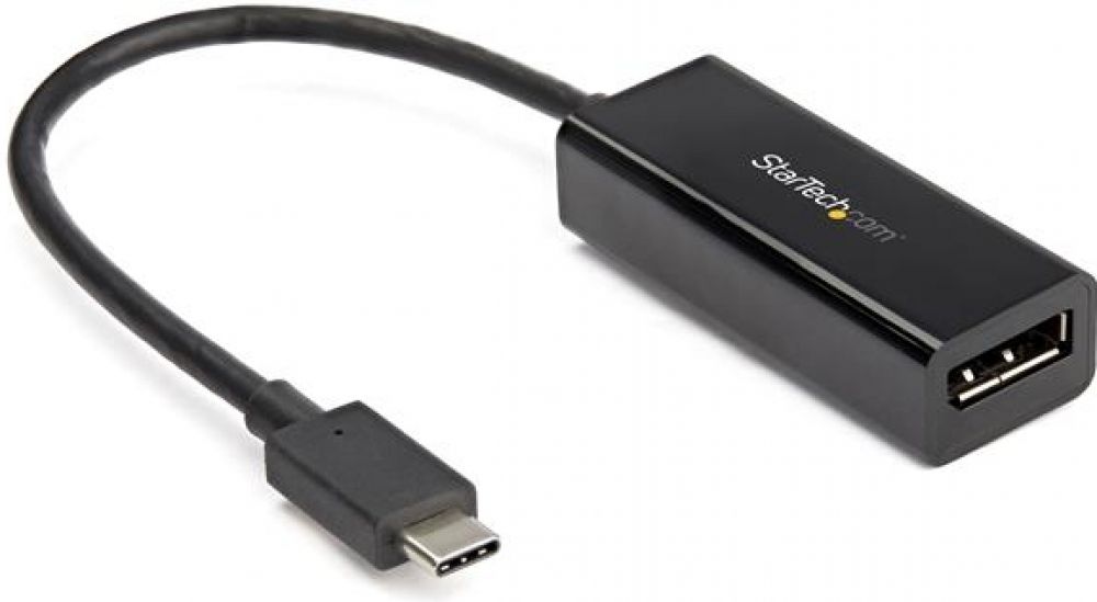 StarTech.com USB C to DisplayPort Adapter, 8K5K4K USB Type C to DP 1.4 Alt Mode Video Converter, HBR3DSCHDR, 8K 60Hz, Thunderbolt 3 Compatible