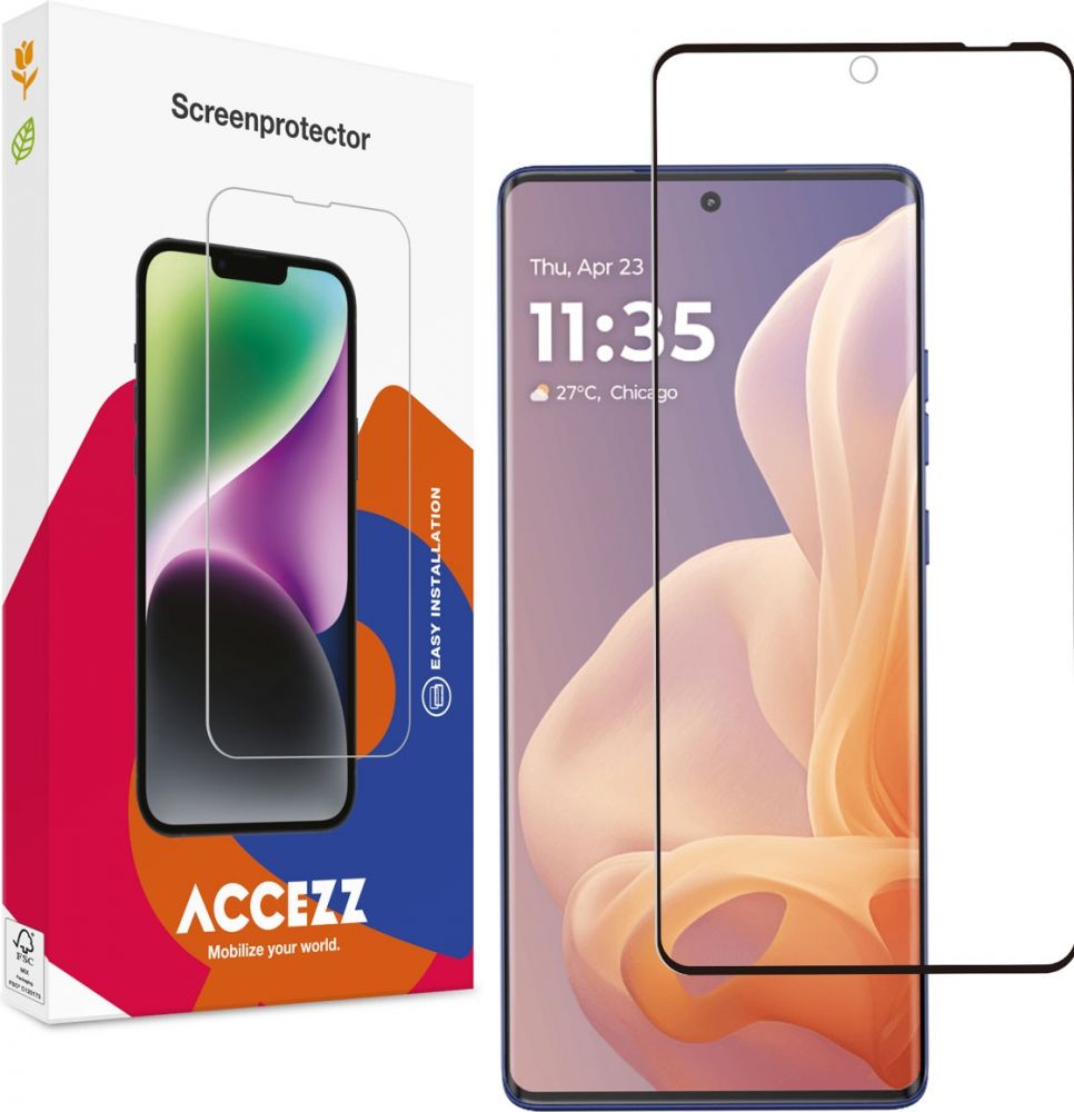 Accezz Gehard Glas Full Cover Screenprotector Motorola Moto G85