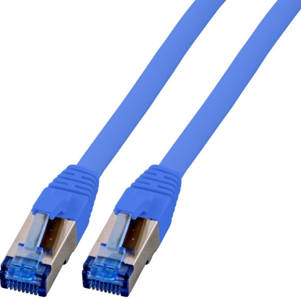 EFB RJ45 Patchkabel S/FTP,Cat.6A,Cat7 TPE superflex,0,5m,bl