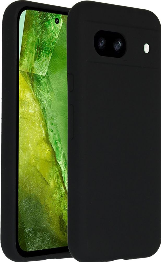 Accezz Liquid Silicone Backcover Google Pixel 8a - Zwart