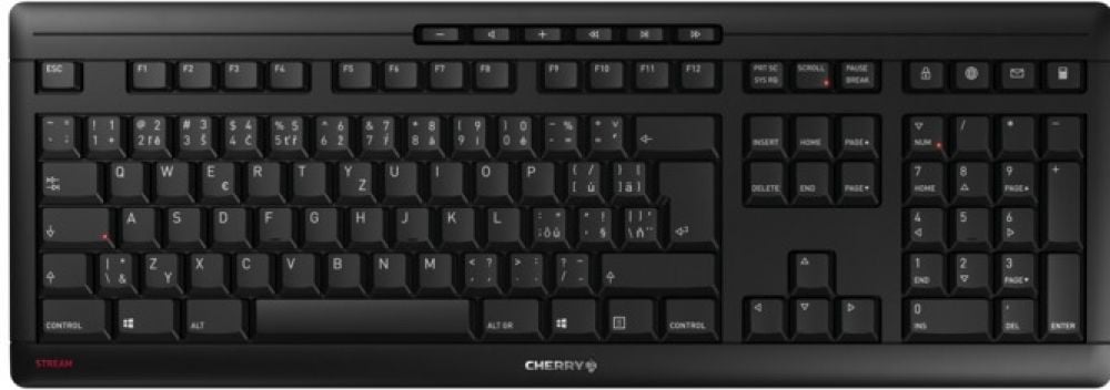 CHERRY STREAM KEYBOARD WIRELESS - Toetsenbord