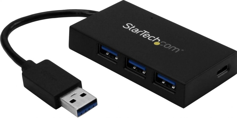 StarTech.com 4 Port USB 3.0 Hub - USB Type-A Hub met 1x USB-C & 3x USB-A (SuperSpeed 5Gbps)