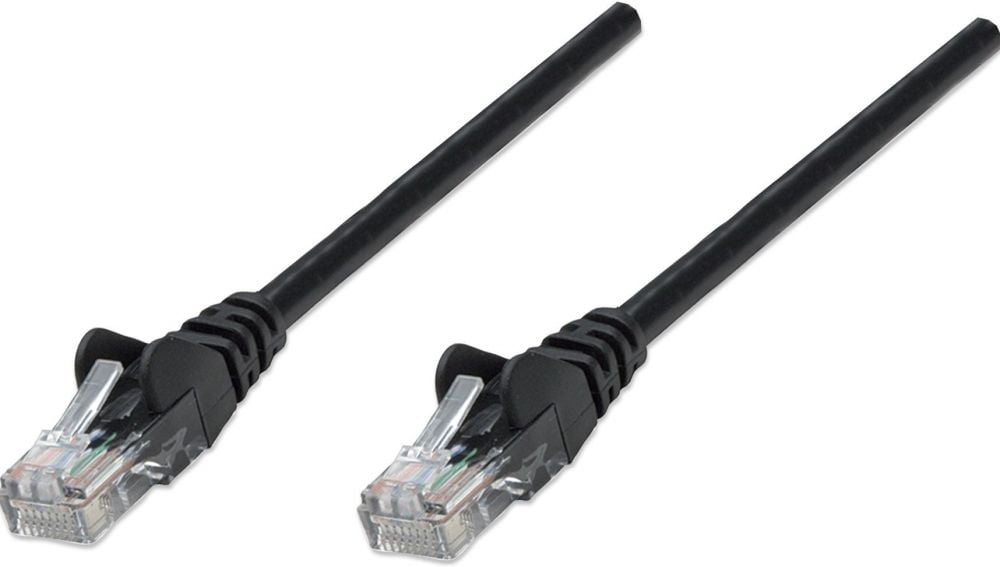 Intellinet Patchkabel RJ45 U/UTP Cat6 15m Hebelschutz zwart