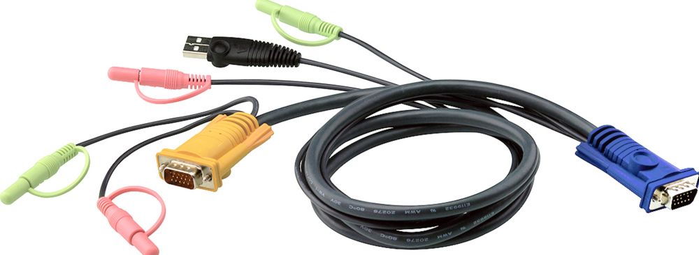 ATEN ATEN 2L-5302U - Kabel voor toetsenbord / muis / video / audio
