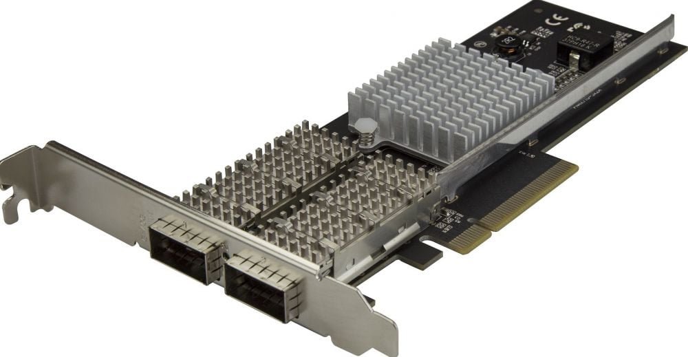 StarTech.com 2 port PCI Express 40G QSFP+ Netwerkkaart, Intel XL710 Open QSFP+ Converged Adapter, PCIe 40Gb Ethernet Server NIC, 40GbE Glasvezel LAN