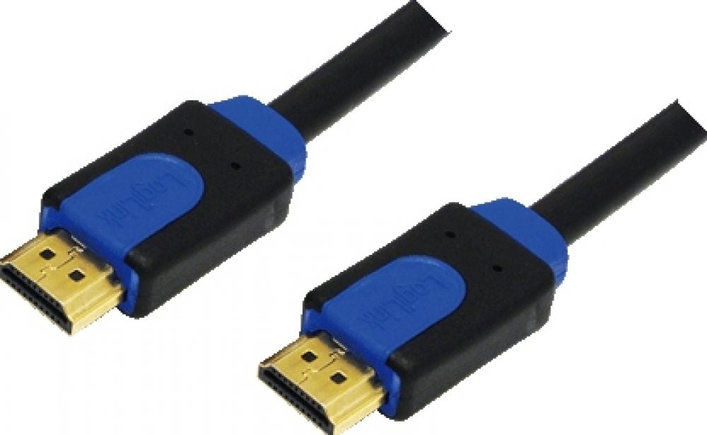 HDMI-Kabel LogiLink Ethernet A -> A St/St 10.00m Gold