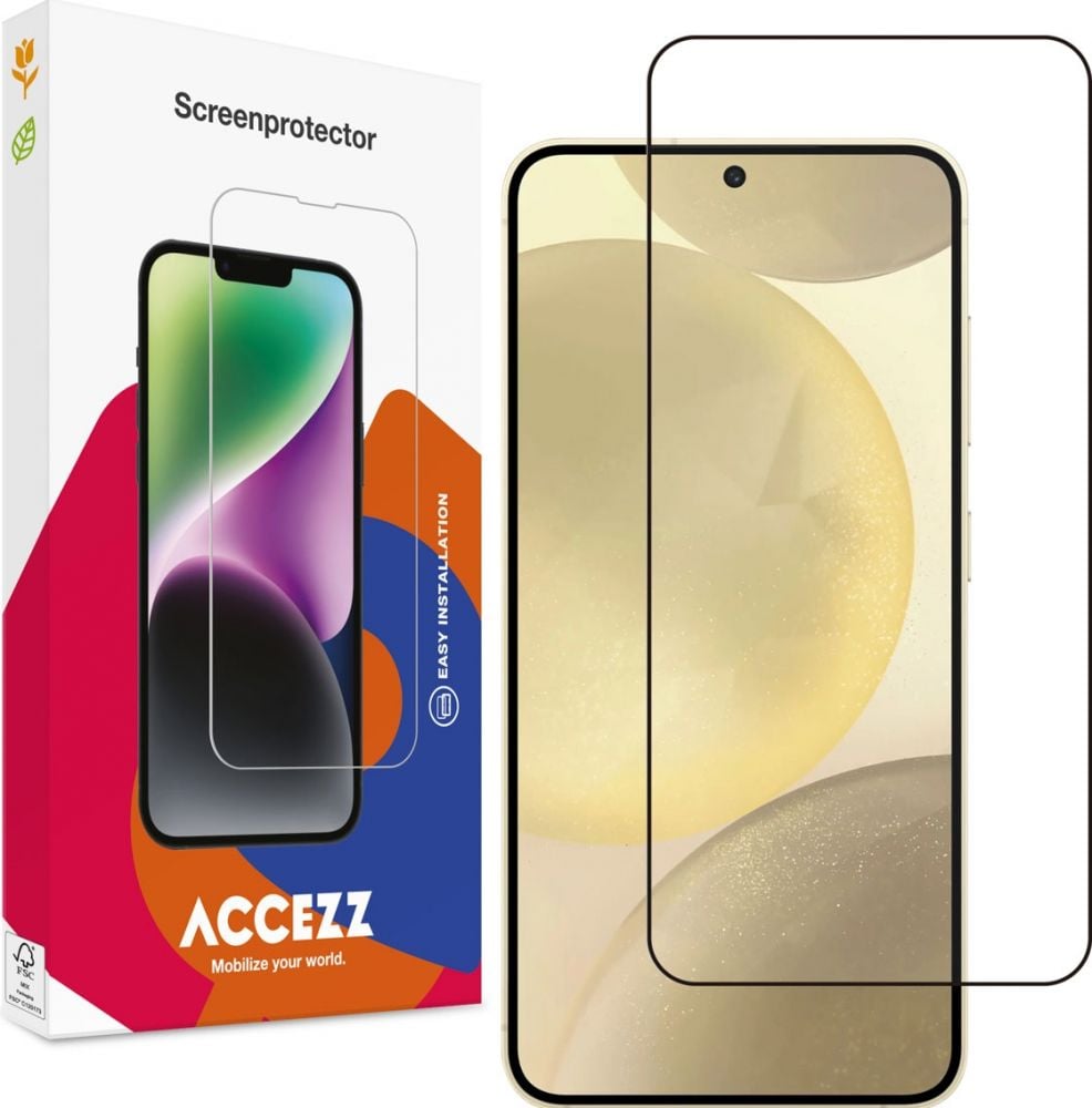 ACCEZZ Accezz Gehard Glas Full Cover Screenprotector Samsung Galaxy S25 Plus