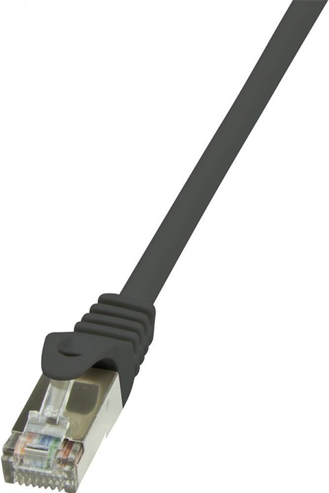 Cable Logilink Patch Cat5e U/UTP 2m Black PVC, AWG 26/7