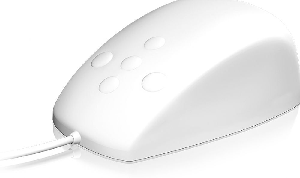 muis Keysonic KSM-3020M-W USB white/wasserdicht aus Silicon retail