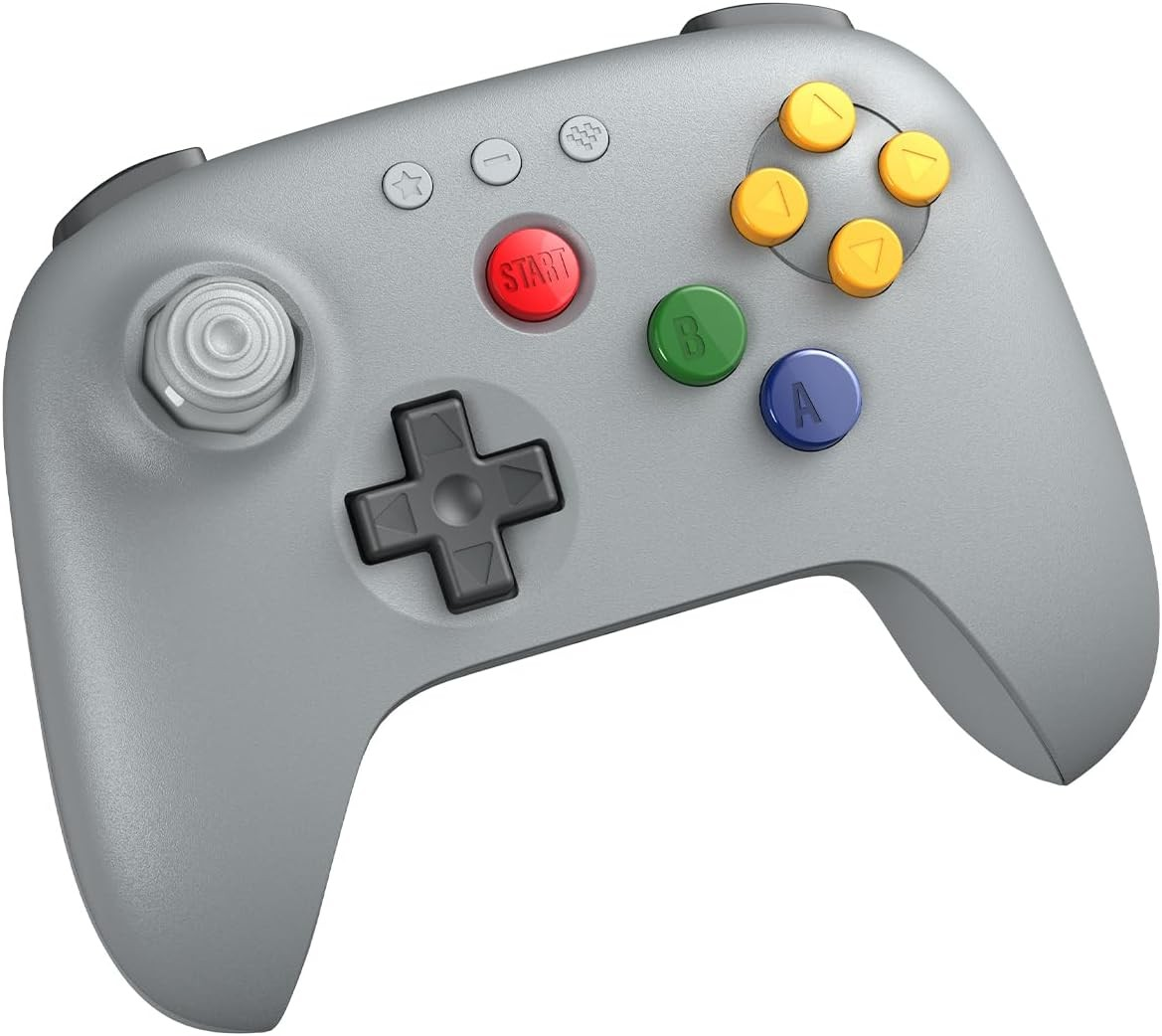 8BitDo 64 Bluetooth Controller Grey - Controller